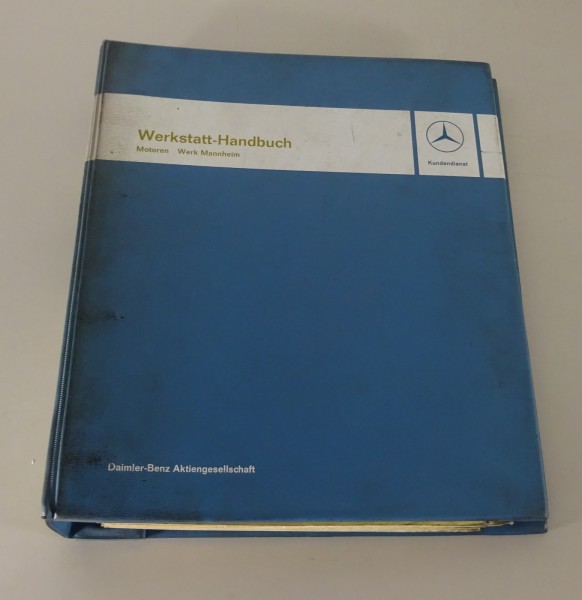 Werkstatthandbuch Mercedes LKW Motoren M312 / M352 / OM 314 352 327 + 360 - 1969