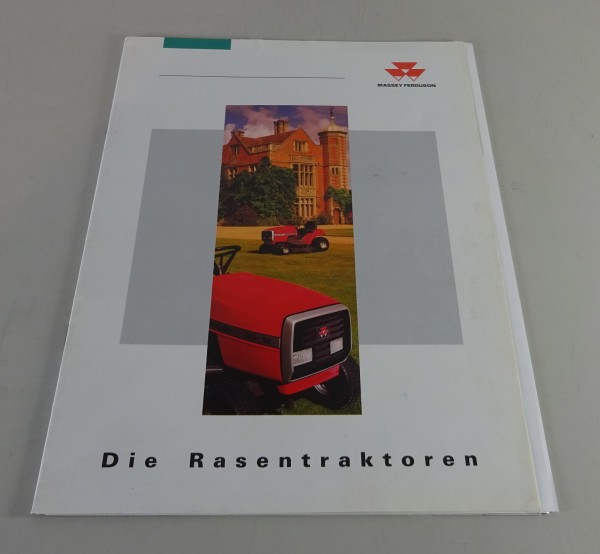 Prospekt Massey Ferguson Rasentraktoren MF 10-10 / 20-12 / 30-13 / 30-17 v. 1992