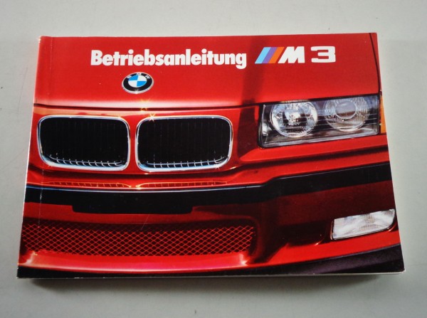 Betriebsanleitung / Handbuch BMW E36 M3 von 1992