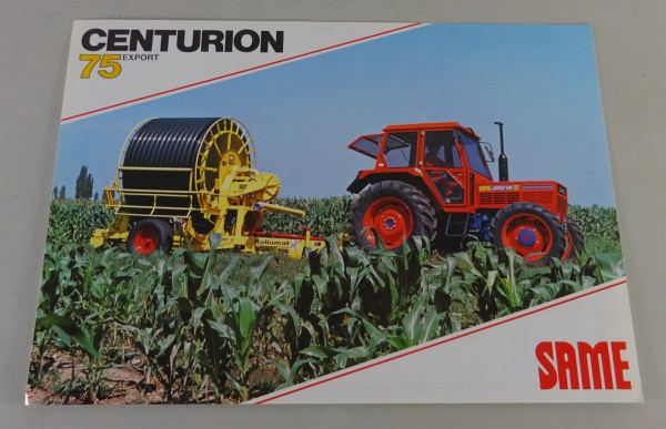 Prospektblatt / Datenblatt Same Centurion 75 Export Schlepper Stand 06/1980
