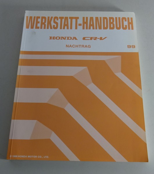 Werkstatthandbuch Nachtrag Honda CR-V 1. Generation Stand 1999