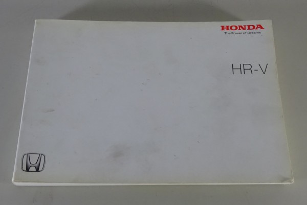 Manuale di istruzioni / Manuale Dell´utente Honda HR-V di 11/2002