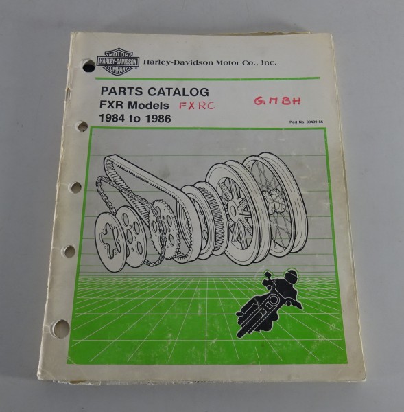 Parts catalog Harley Davidson FXR Models 1984 - 1986 from 11/1985