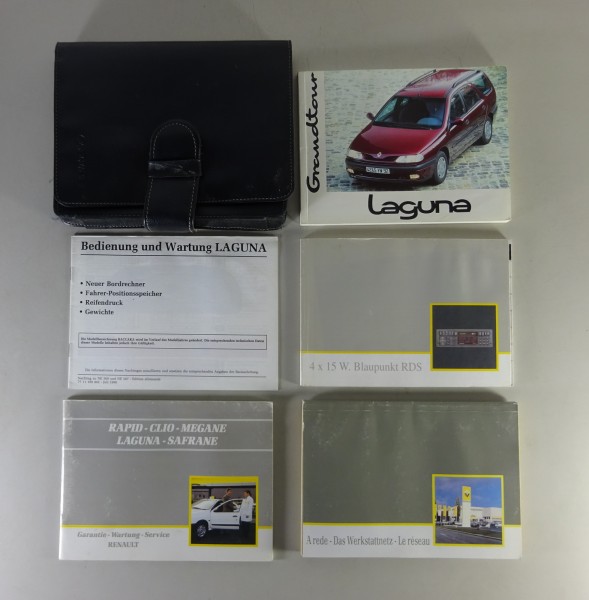 Bordmappe mit Betriebsanleitung Renault Laguna Grandtour Stand 02/1996