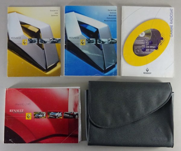 Bordmappe + Betriebsanleitung / Handbuch Renault Kangoo Typ KC Stand 02/2001