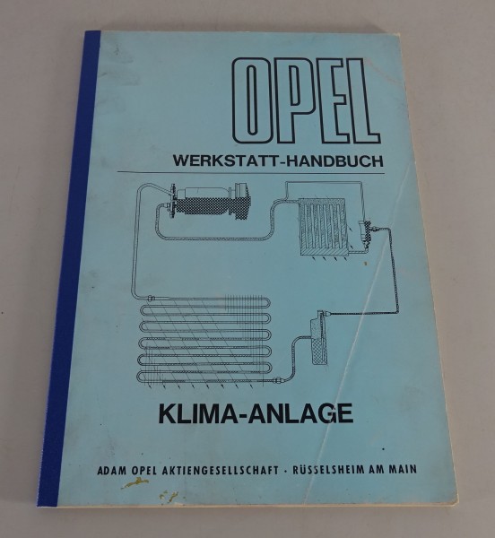 Werkstatthandbuch Opel Klimaanlage für Kapitän, Admiral + Diplomat von 1969