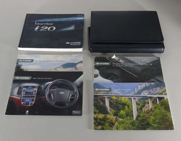 Owner's Manual / Handbook + Wallet Hyundai i 20 Type PB from 02/2010