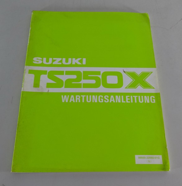 Werkstatthandbuch / Wartungsanleitung Suzuki TS 250 X Enduro Stand 10/1985