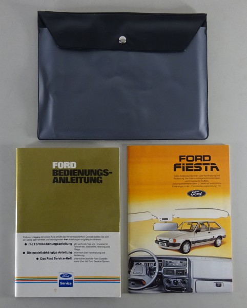 Bordmappe + Betriebsanleitung Ford Fiesta Stand 10/1983