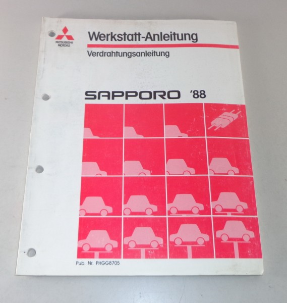 Werkstatthandbuch Mitsubishi Sapporo Elektrik Schaltpläne ab Baujahr 1988