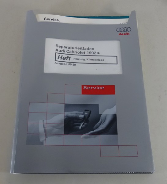 Werkstatthandbuch Audi Cabrio Typ 89 ab 1992 Klimaanlage / Heizung Stand 09/1999