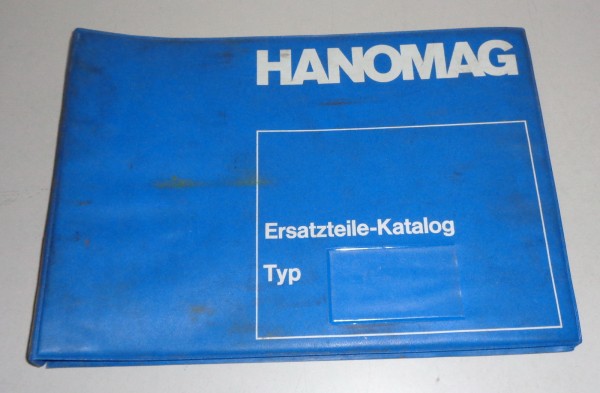 Teilekatalog / Ersatzteilliste Hanomag R 100 Hydraulik - Raupenbagger Stand 1970