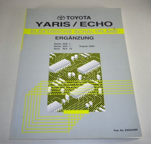 Werkstatthandbuch Elektrik Schaltpläne Toyota Yaris / Echo von 8/2002