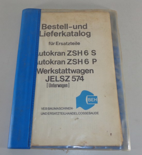 Teilekatalog / Bestellnummern-Verzeichnis Autokran ZSH 6 S / P auf JELCZ 574