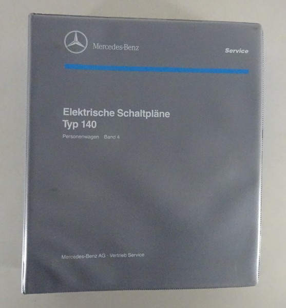 Elektrische Schaltpläne Mercedes-Benz S-Klasse W140 Bremsen, Pneumatik, etc.1996