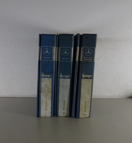 Werkstatthandbuch Mercedes-Benz Nutzfahrzeuge Bremsen Band 1-3 ab Baujahr 1970