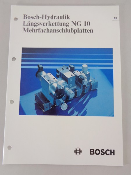 Prospekt / Technische Info Bosch Längsverkettung NG 10 Mehrfachanschlußplatten