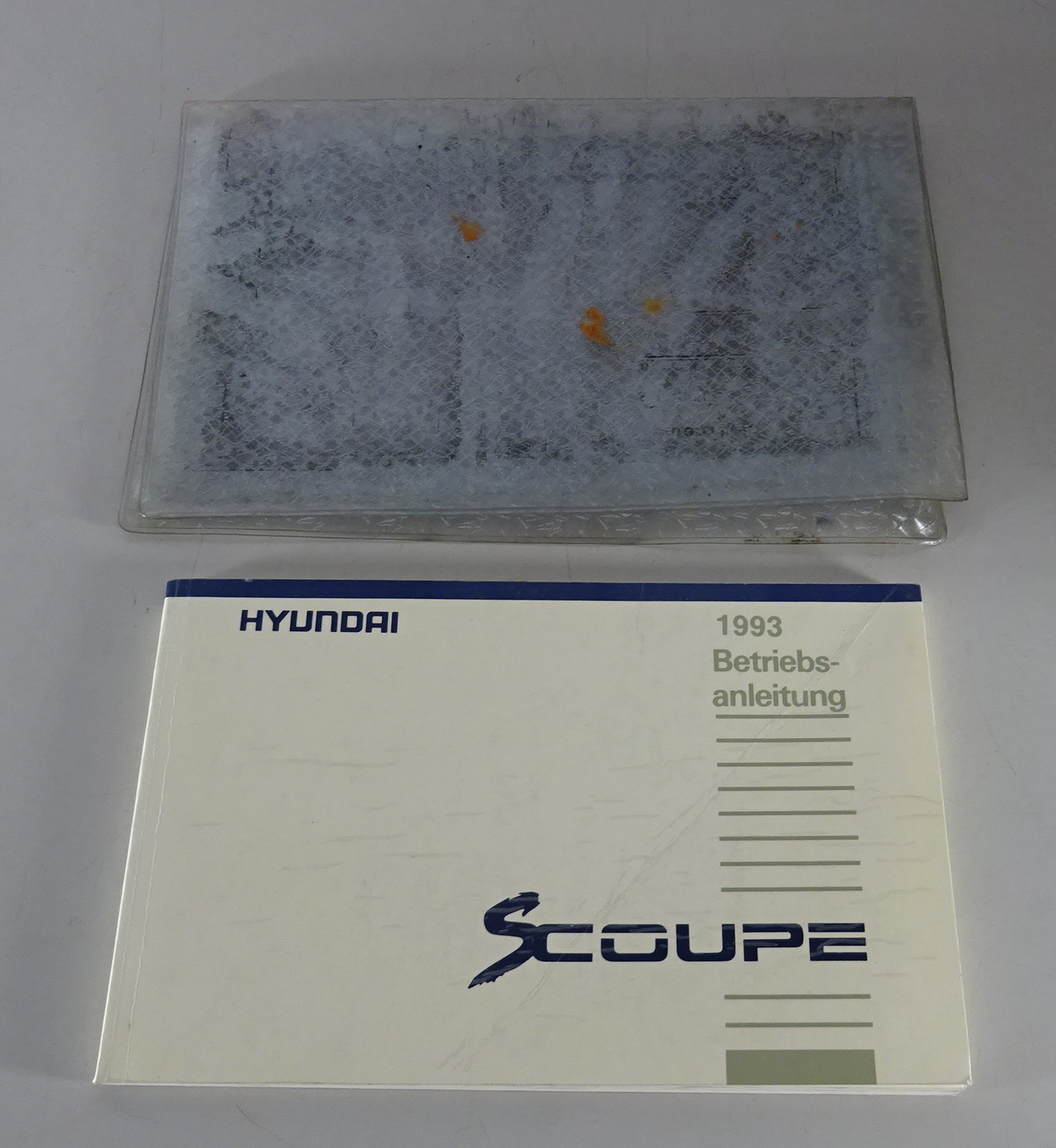 Bordmappe + Betriebsanleitung Hyundai S Coupe Stand 05/1993
