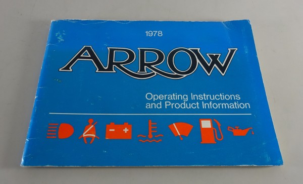 Owner´s Manual / Handbook Plymouth Arrow Stand 1978