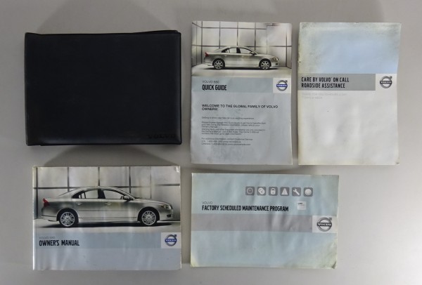 Wallet + Owner´s Manual / Handbook Volvo S80 from 2006