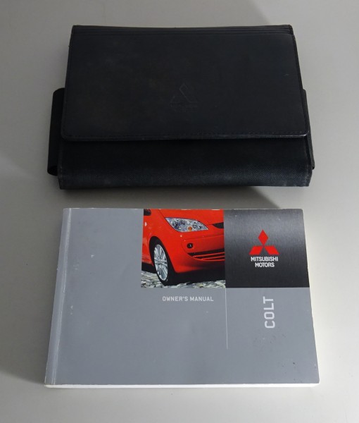 Wallet + Owner´s Manual / Handbook Mitsubishi Colt Type Z30 from 2007