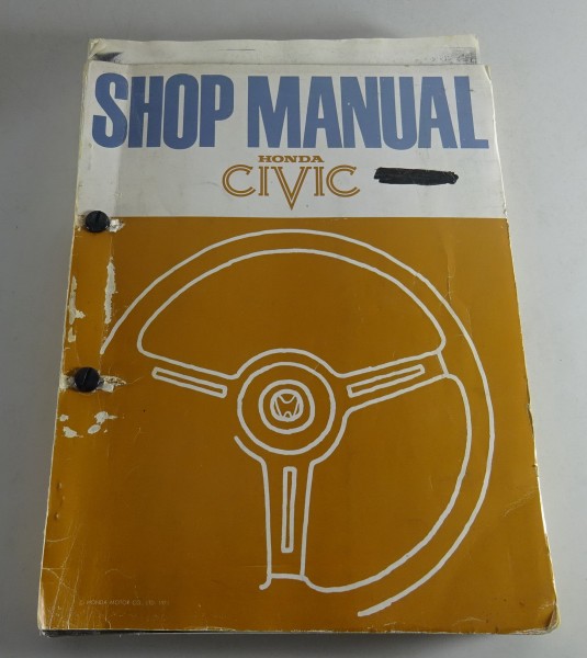 Workshop Manual / repair manual Honda Civic 1200 SB1 from 1973