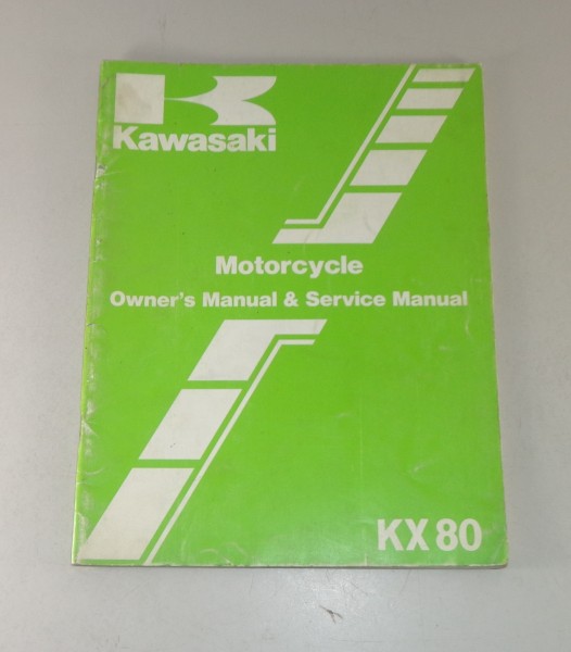 Betriebsanleitung / Wartungsanleitung / Owners Manual Kawasaki KX 80 von 1983