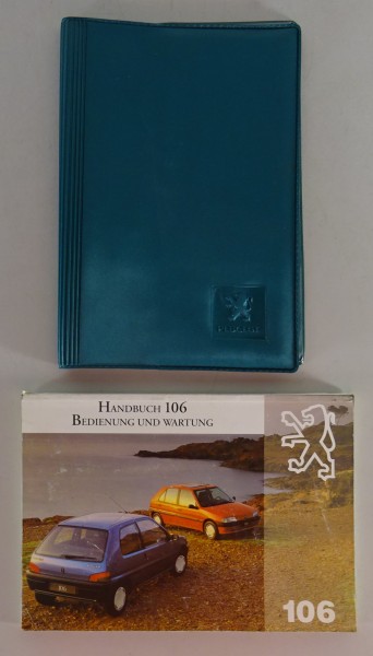 Bordmappe + Betriebsanleitung / Handbuch Peugeot 106 von 05/1995