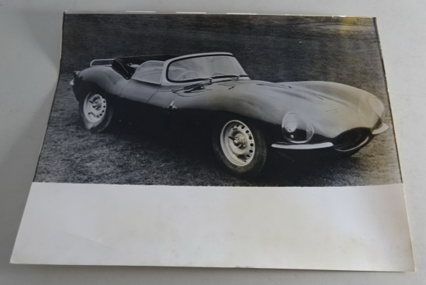 Pressefoto original Jaguar XK SS schräg von vorne