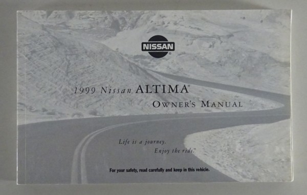 Owner's Manual / handbook Nissan Altima Typ L30 from 03/1999