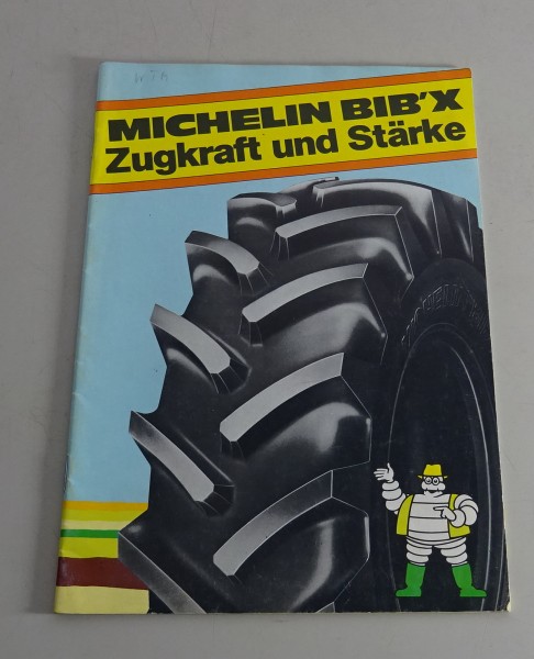 Handbuch Broschüre Katalog Michelin Traktor Reifen Stand 1983