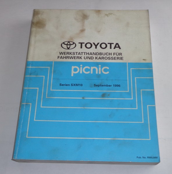 Werkstatthandbuch Toyota Picnic Karosserie / Fahrwerk / Getriebe, Stand 09/1996