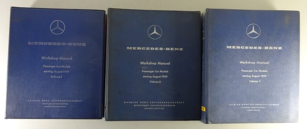 Workshop Manual Mercedes Benz W110 W111 W112 R113 230 + 250 SL Pagode 1959-1966