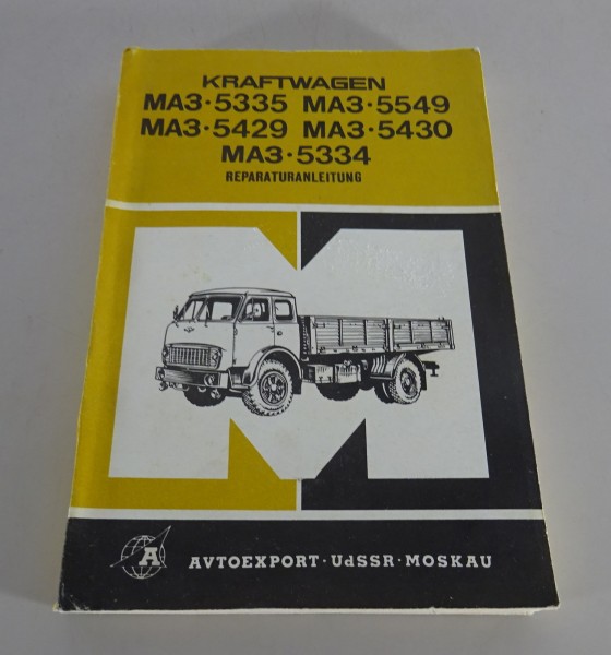 Werkstatthandbuch MAZ 5335 / 5549 / 5429 / 5430 / 5334 Stand ca. 1975