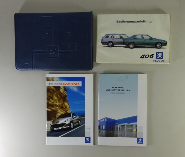 Bordmappe mit Betriebsanleitung / Handbuch Peugeot 406 Stand 01/2001