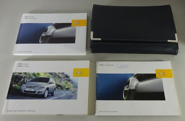 Bordmappe + Betriebsanleitung / Handbuch Opel Corsa C Stand 08/2004