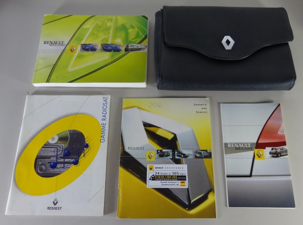 Bordmappe mit Betriebsanleitung / Handbuch Renault Megane II Stand 09/2002