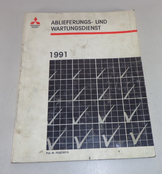 Werkstatthandbuch Ablieferungs- und Wartungsdienst Mitsubishi div. Modelle 1991