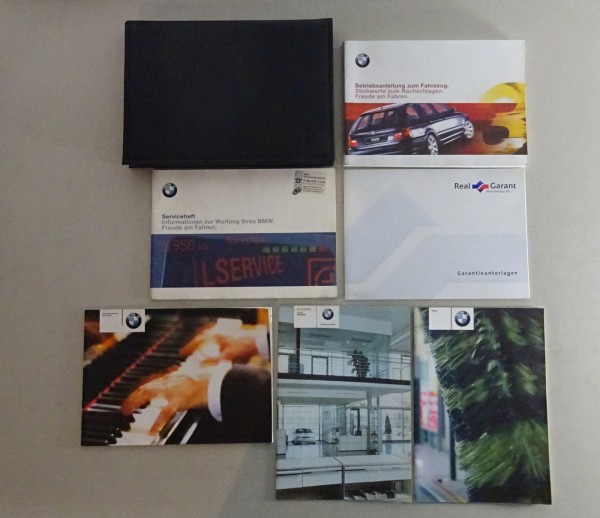 Bordmappe + Betriebsanleitung BMW 3er Touring E46 318i 320i 325i...Stand 9/2000