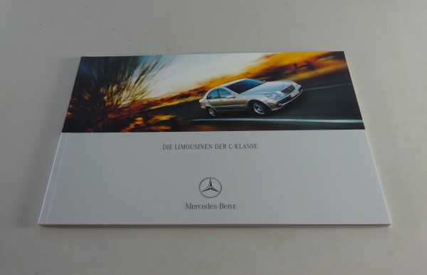Prospekt / Broschüre Mercedes-Benz W 203 C - Klasse Stand 02/2002