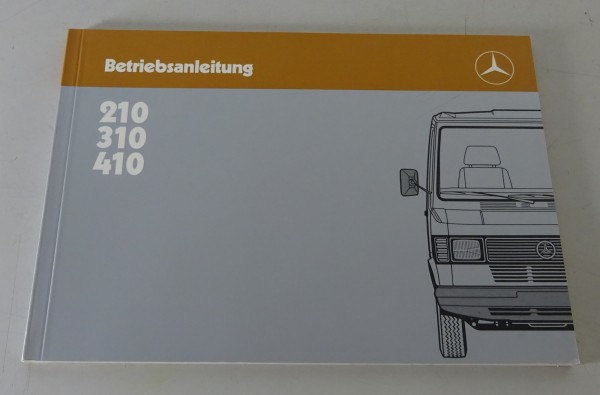Betriebsanleitung Mercedes Bremer Transporter T1 210 / 310 / 410 Stand 12/1985