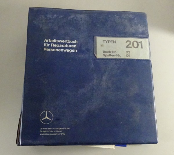 Arbeitsrichtzeiten Mercedes Benz W201 190 / 190 E / 190 D / 190 E 2.3-16 von 85