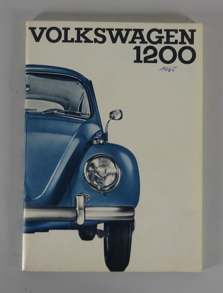 Betriebsanleitung VW Käfer 1200 Export Limousine + Cabrio von 08/1964