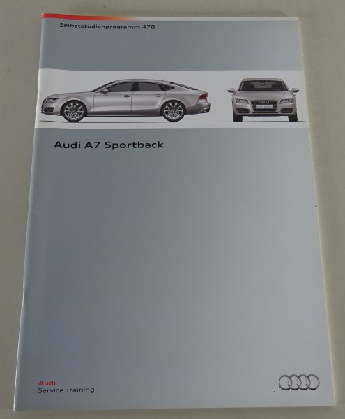 SSP 478 Audi Selbststudienprogramm Audi A7 Sportback Stand 07/2010