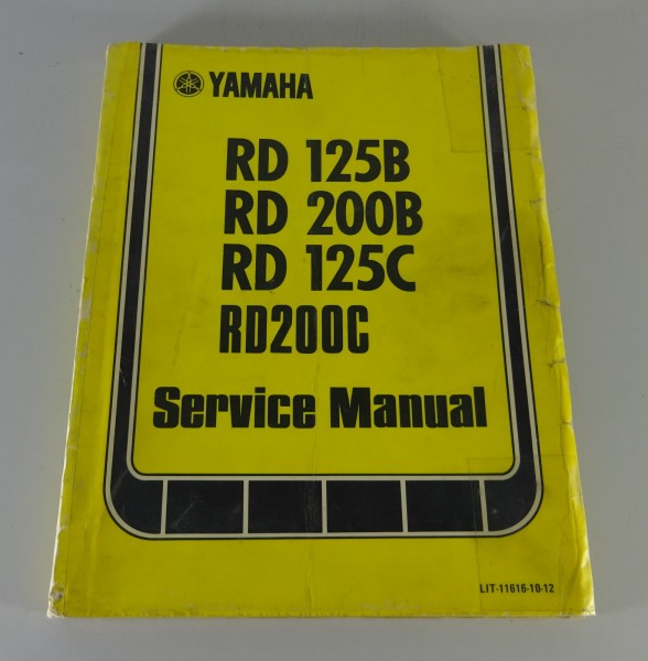 Workshop Manual / Service Manual Yamaha RD 125 B/C RD 200 B/C Stand 08/1975