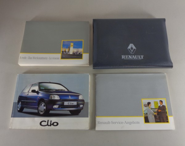 Bordmappe mit Betriebsanleitung / Handbuch Renault Clio Stand 06/1997