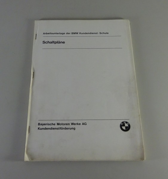 Schaltpläne BMW R 50 - R 90 / 02-Reihe / E21 / E12 / E3 / E9 Stand 1970er Jahre