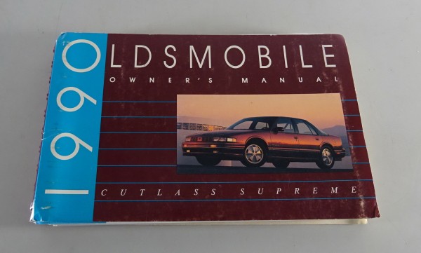 Owner´s Manual / Handbook Oldsmobile Cutlass Supreme Stand 1990