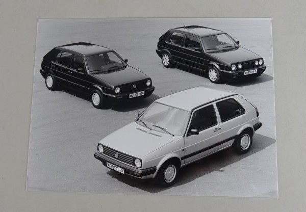 Pressefoto VW Golf 2 / II CL / GL / GTI von 1991