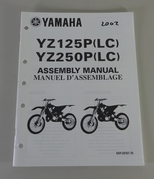 Montageanleitung / Manuel d´Assemblage Yamaha YZ 125 / 250 P (LC) von 2002